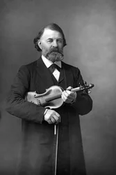 Joseph Joachim 1831-1907, ungarischer Geiger, Dirigent und Komponist, 1890