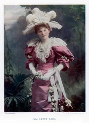 Letty Lind, Schauspielerin und Tänzerin, 1901
