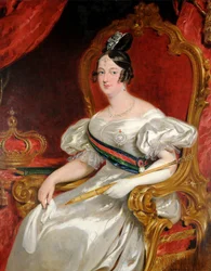 Porträt von D. Maria II, Königin von Portugal