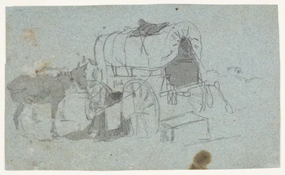 Armee Wagen und Maultier