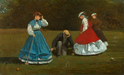 Krocket-Szene, 1866