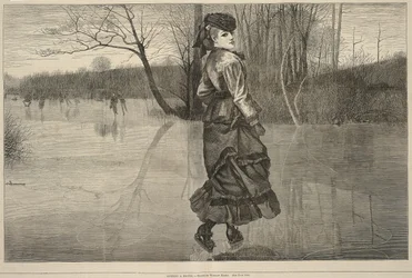 Eine Figur schneiden, aus Every Saturday, 4. Februar 1871