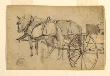 Zeichnung, Studie für "Das Picknick-Ausflug", 1868