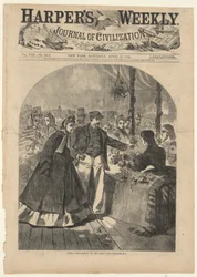 Blumenabteilung der großen Messe, aus Harper