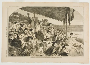 Unsere Wasserplätze—Pferderennen in Saratoga