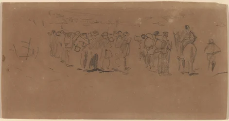 Vorbereitung für den Marsch, 1862