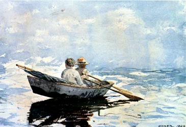 Boot rudern, 1880