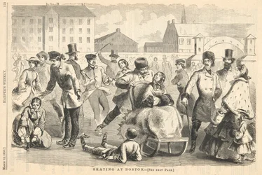 Schlittschuhlaufen in Boston, aus Harper