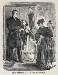 Das Treffen nach der Hochzeit, 1860