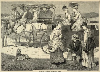 Der Picknick-Ausflug, aus Appletons