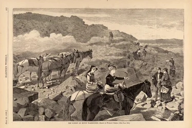 Der Gipfel des Mount Washington, aus Harper