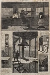 Wachturm, Ecke Spring und Varick Streets, New York