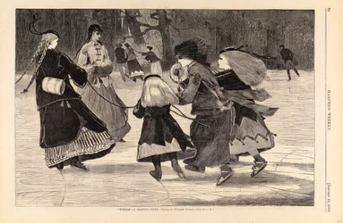 Winter - Eine Eislaufszene, aus Harper