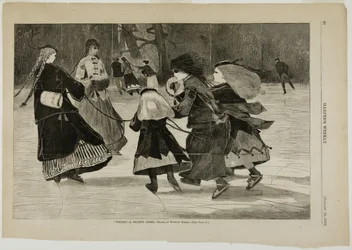 "Winter"—Eine Eislaufszene
