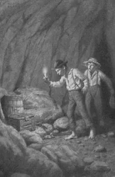 "Mein Gott, Huck, schau mal!" rief Tom aus