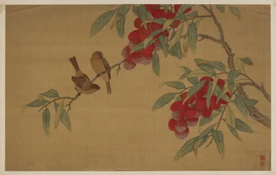 Vögel und Früchte