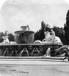 Der Wittelsbacherbrunnen, München, Deutschland