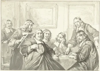 Die Vorsteher der St. Lukas-Gilde in Haarlem, 1675