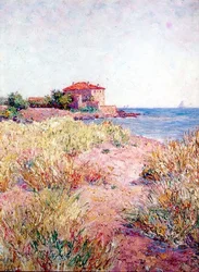 Eine Villa am Meer