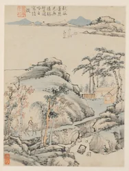 Album der saisonalen Landschaften, Blatt F vorheriges Blatt 5, 1668