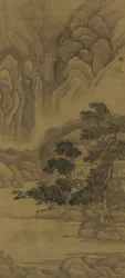 Lesen in einer Strohhütte, Ming-Dynastie