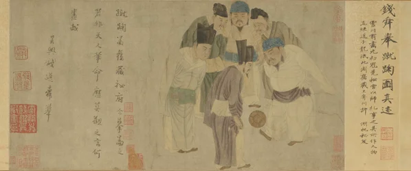 Cuju-Rolle (Kaiser Taizu spielt Cuju)