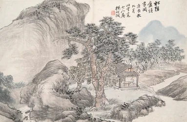 Lesen im abgelegenen Kiefernstudio (Song yin an)