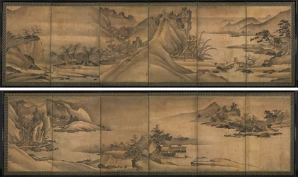 Landschaft der vier Jahreszeiten