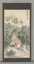 Rückzugsort eines Gelehrten in einem Bambushain, ca. 1760-1767