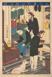 In einem ausländischen Restaurant, 10. Monat, 1860