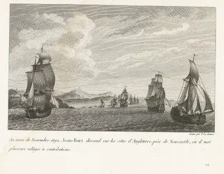 Jan Bart vor der englischen Küste bei Newcastle, 1692