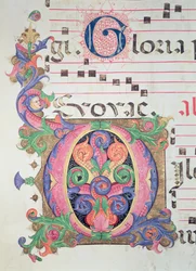 Missale 515 fol.146r Historisierte Initiale 