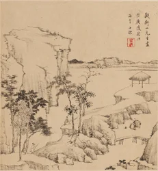 Flusslandschaft, 1666
