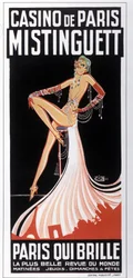 Plakat von Mistinguett im Casino de Paris von Zig. 1931