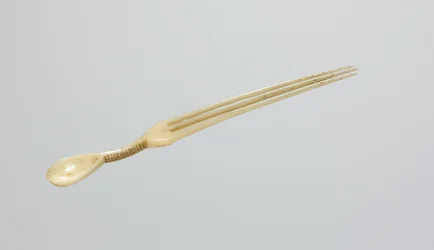 Schnupflöffel/Kamm, späte 1800er Jahre (Knochen)