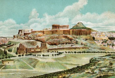 Athen, ca. 1920 (Lithografie)