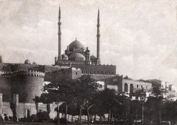 Kairo, die Zitadelle Saladins (Ägypten). Um 1920
