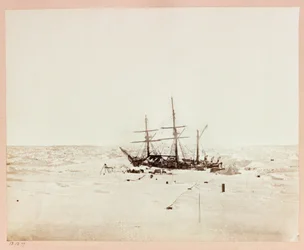 Arktische Expedition (1875-1876) des Kapitäns George Nares (1831-1915): Floeberg Beach, Alert im Winterquartier