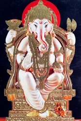 Ganesha oder Ganapati: der elefantenköpfige hinduistische Gott.