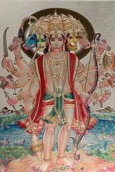 Hanuman, der Affengott der hinduistischen Mythologie.