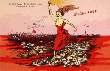 Le Peril Rouge - Die soziale Revolution, ca. 1910