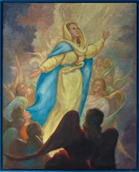 Pfarrkirche (Parochiekerk Sint Maria Bernarda, Knokke). Innenraum.