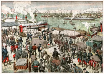 Rückkehr zur Arbeit im Hafen von Marseille