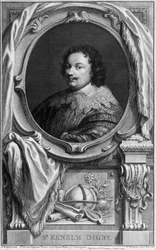 Sir Kenelm Digby, englischer Autor, Marinekommandant und Diplomat, ca. 1645