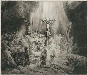 Christus gekreuzigt zwischen den beiden Dieben (Die drei Kreuze)