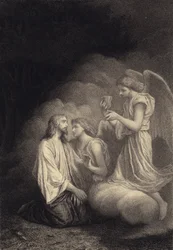 Jesus am Ölberg