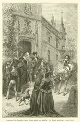 Wie der Ritter Sans Peur seine Familie verließ