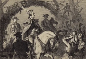 Angelica Peale krönt Washington