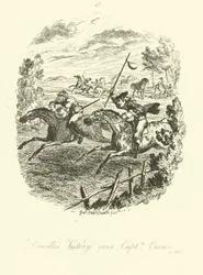 Illustration für Launcelot Greaves von Tobias Smollett