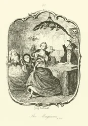 Illustration für Peregrine Pickle von Tobias Smollett